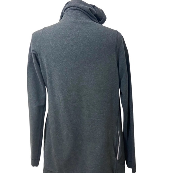 Lululemon Wrap Cowl Neck Cardigan Jacket Oversized Snap Buttons Longer Length - Picture 3 of 9